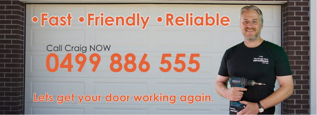 Banner image for the homepage of the garage door repairman